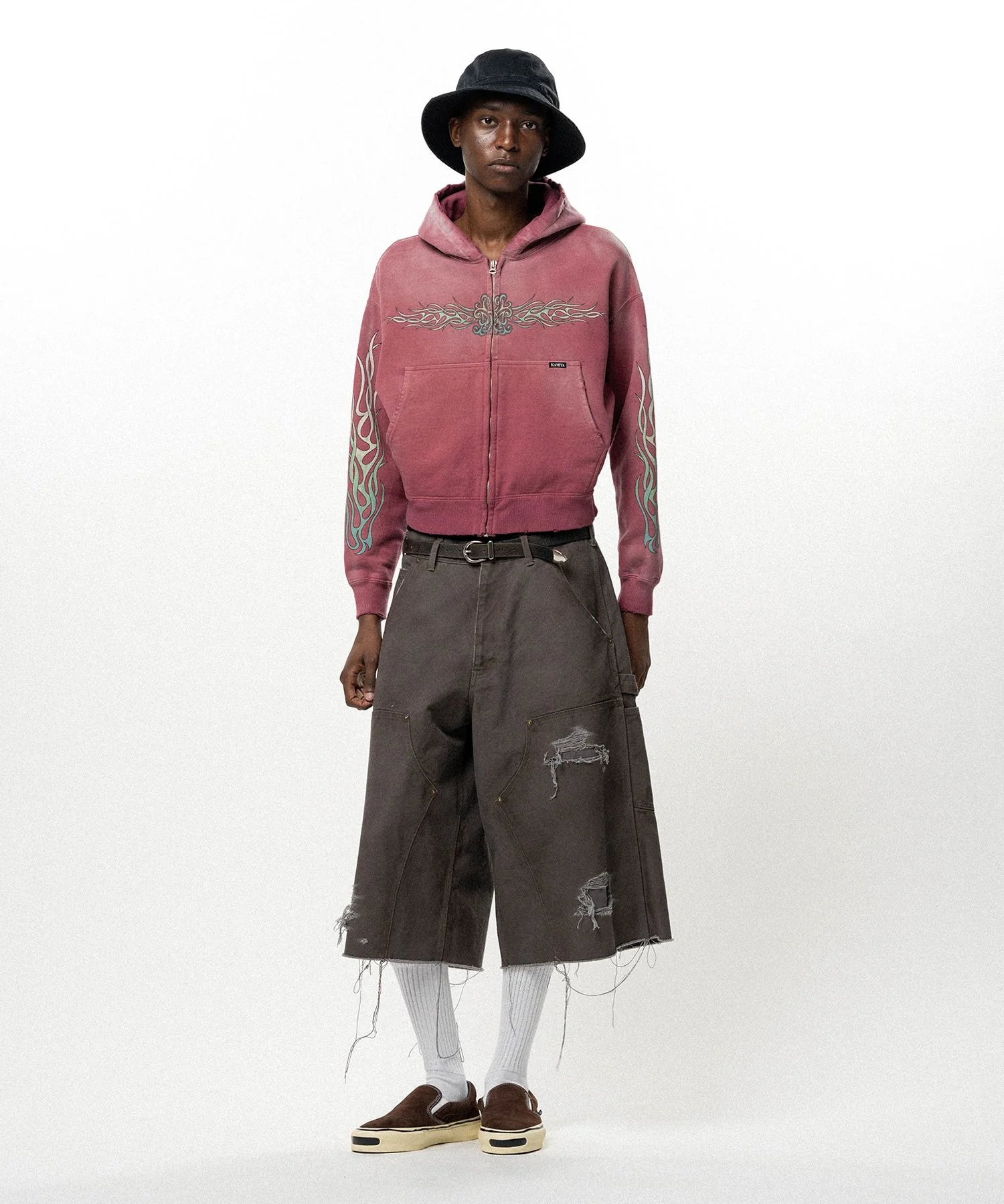 BORO Duck Painter Bermuda Shorts - 1