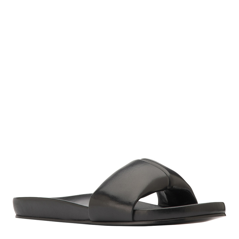 Longchamp Roseau Mules Black - Leather outlook