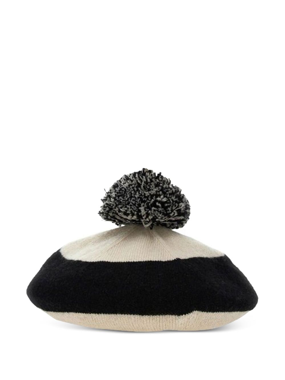 cashmere pom-pom beret - 1
