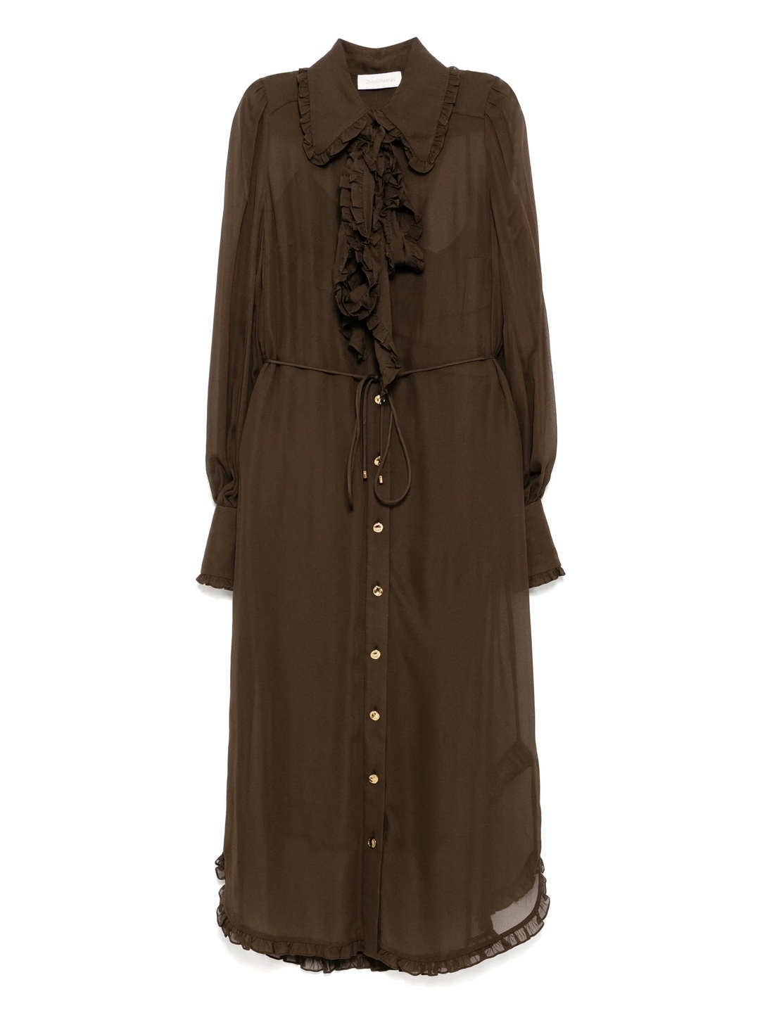Zimmermann Ruffle Midi Dress | club21 | REVERSIBLE