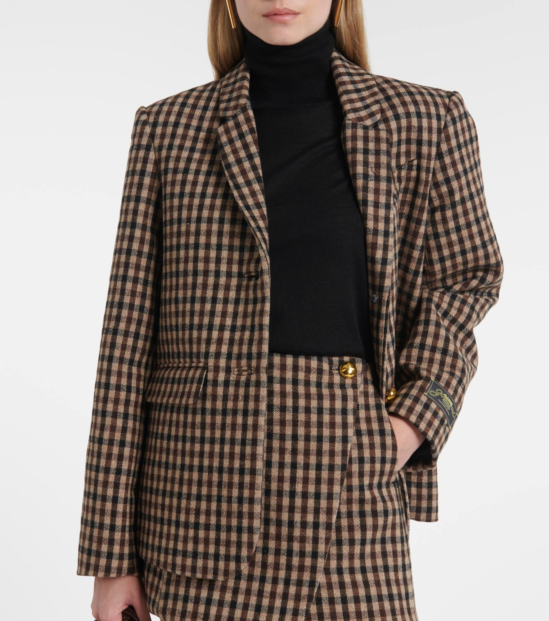 Checked blazer - 6