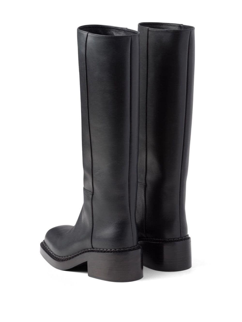 knee-high 55mm leather boots - 3