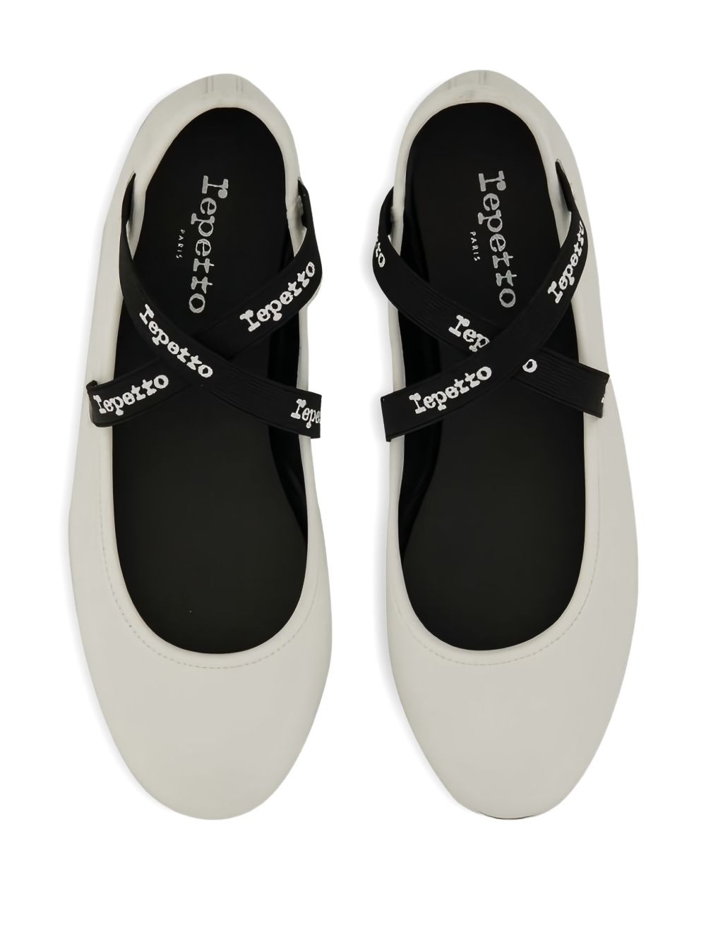 cross-strap ballet flats - 4