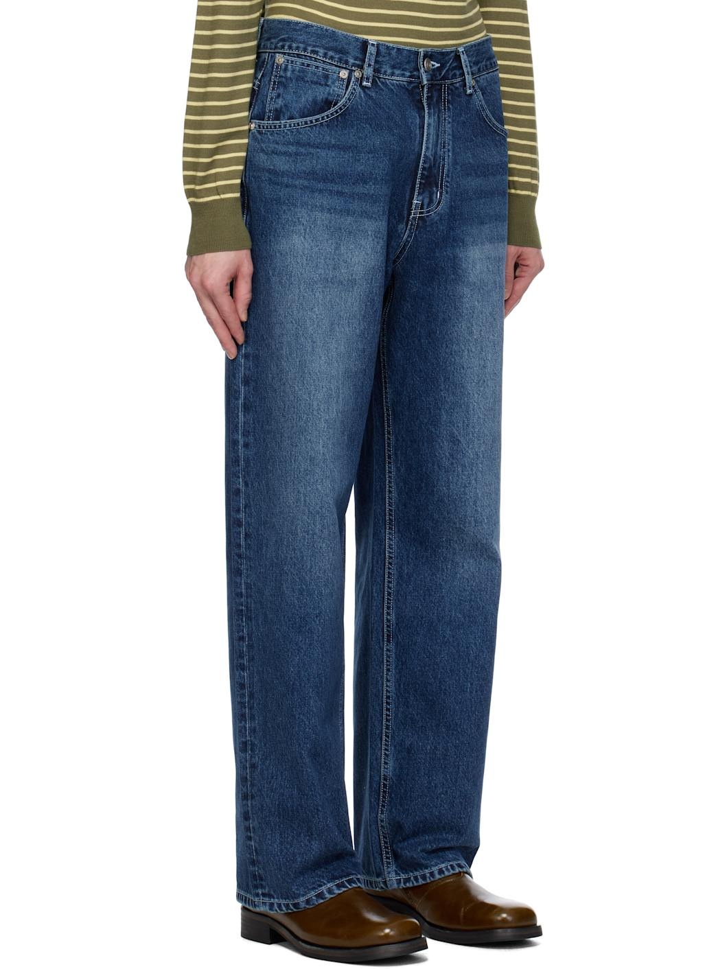 Navy Relaxed Essential Jeans - 2