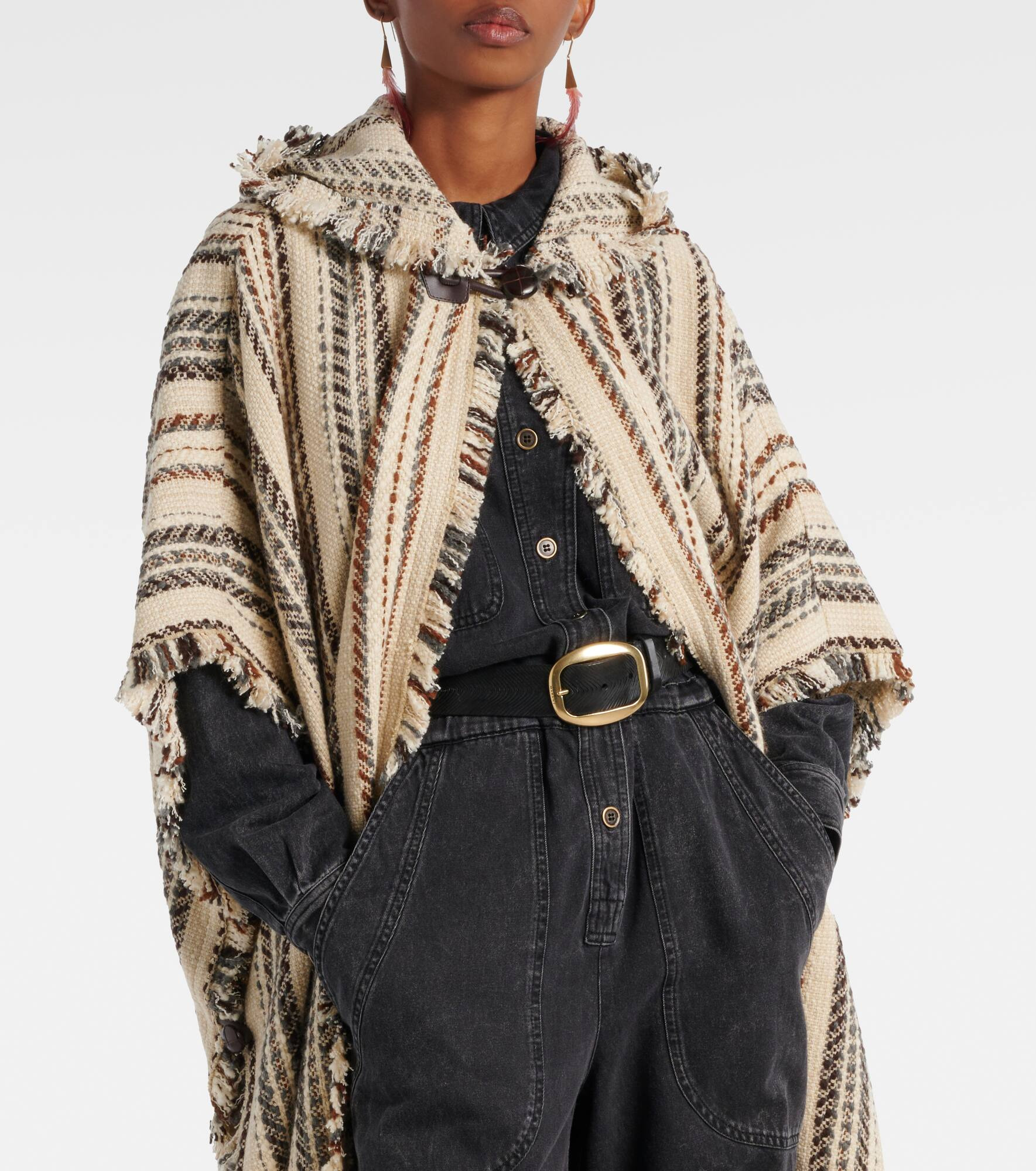 Iseline striped poncho - 7