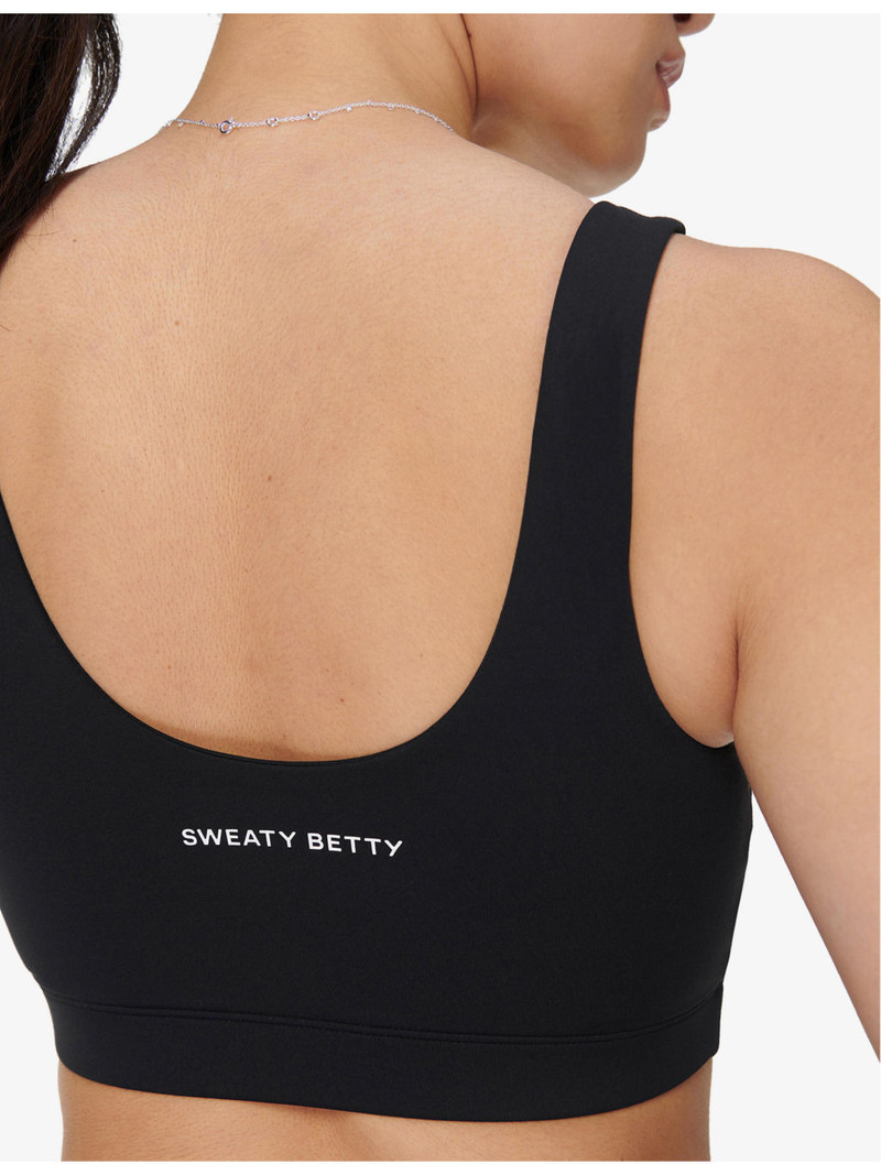 All Day Scoop-Neck Stretch-Woven Bralette 5