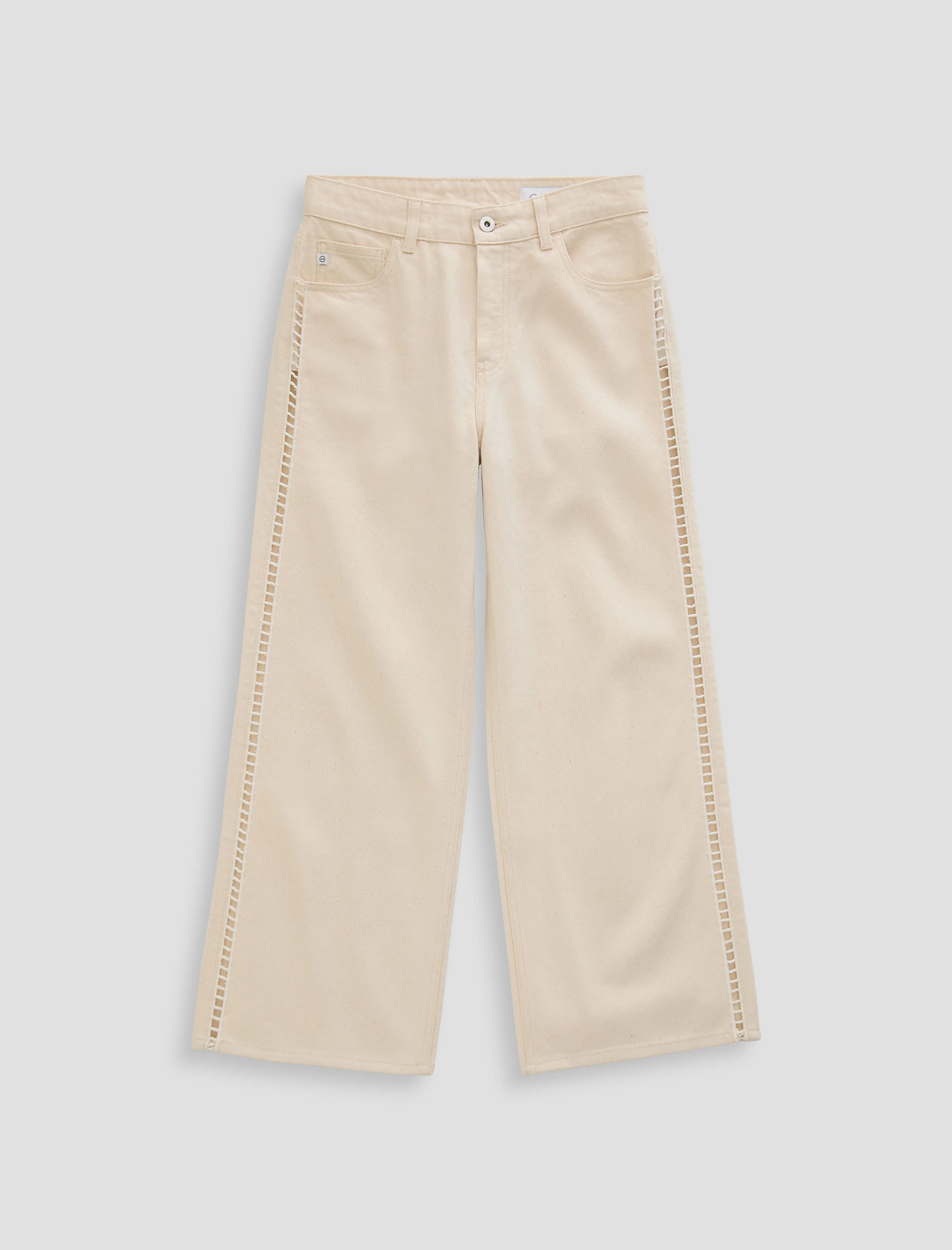 Saige Wide Leg Crop Jean - 1