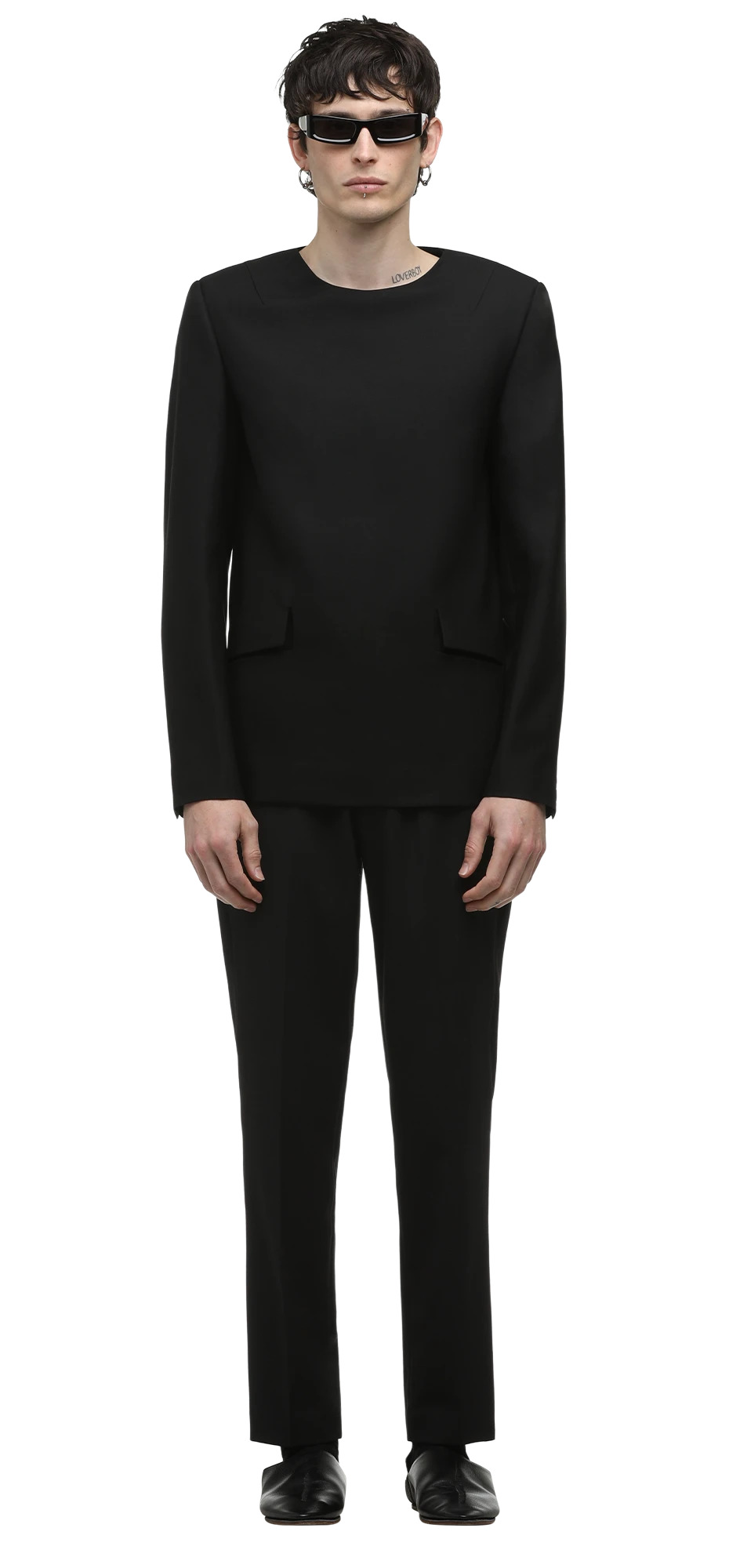 TAILORED TOP BLACK - 4