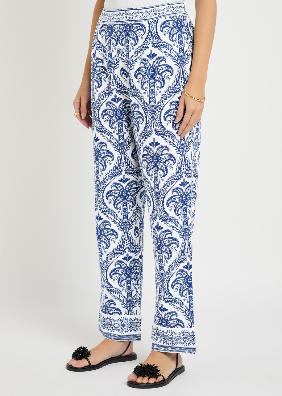 Farm Rio Tropical Printed Linen-blend Pyjama Trousers - 2