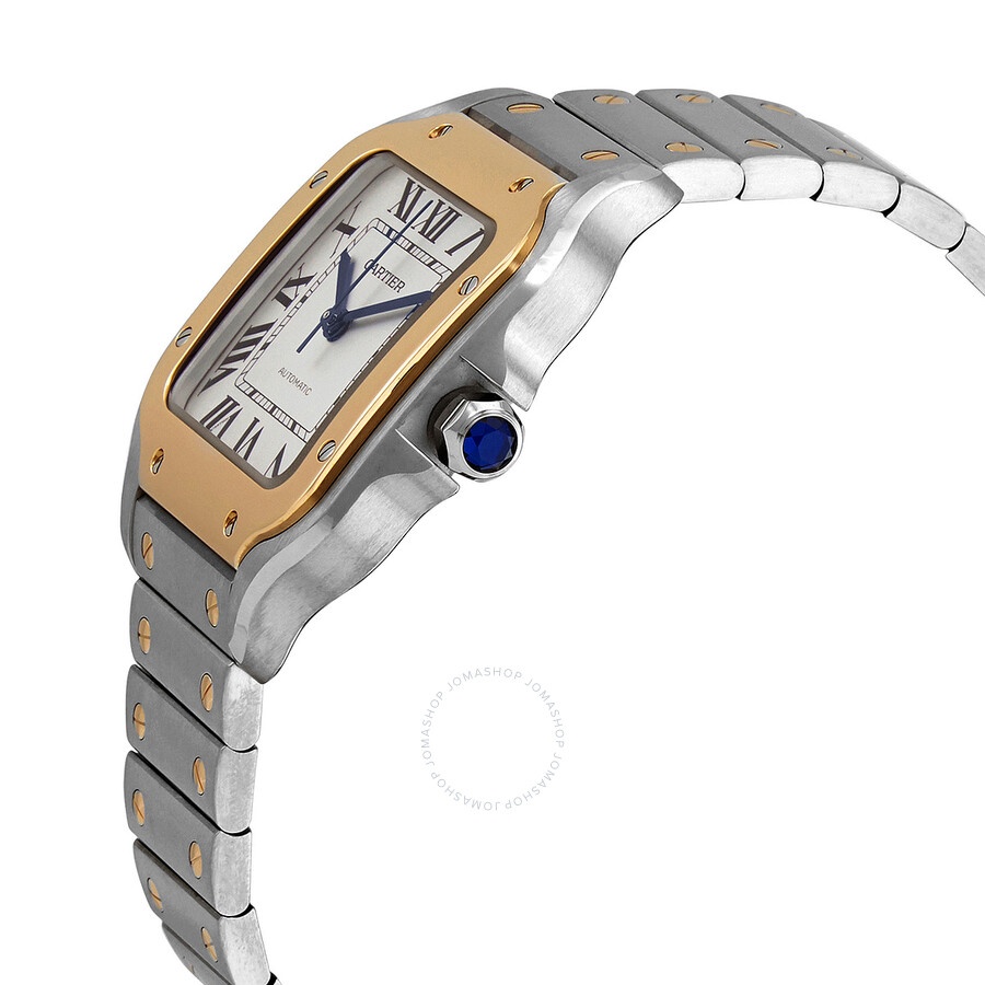 Cartier Santos Automatic Medium Size Silver Dial Ladies Watch W2SA0016 - 2