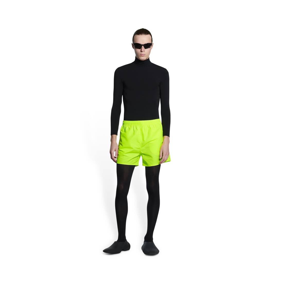 Men's Swim Shorts in Yellow - 3