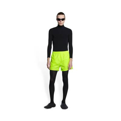 BALENCIAGA Men's Swim Shorts in Yellow outlook