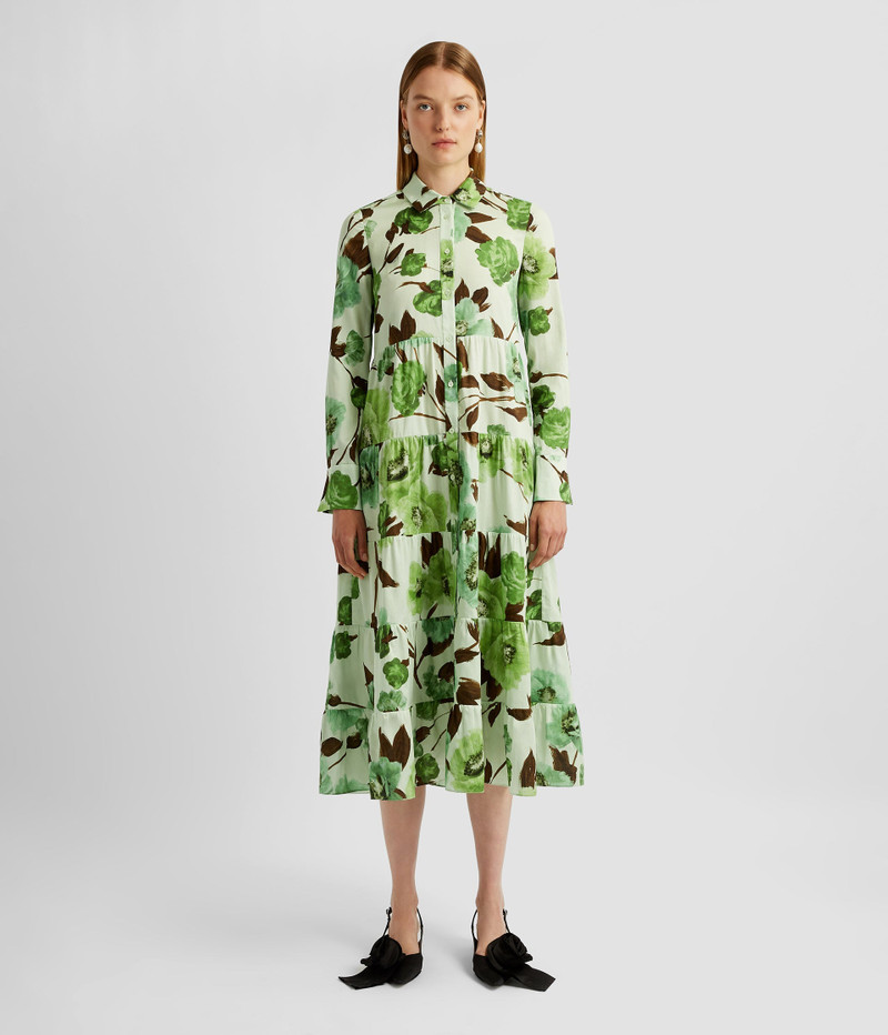 Erdem LONG SLEEVE SHIRT DRESS outlook