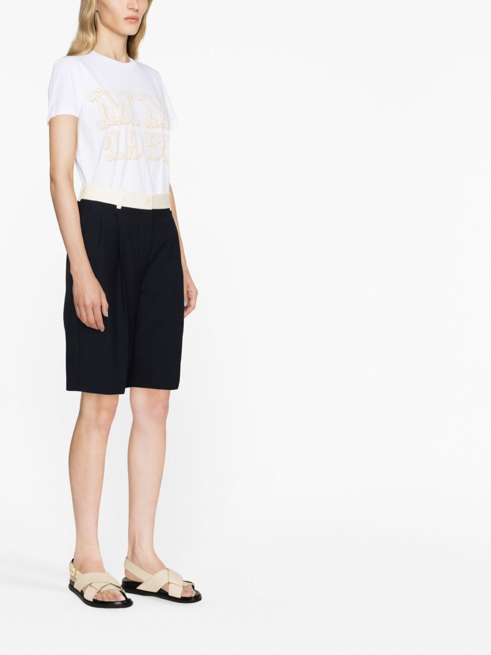 logo-print cotton T-shirt - 3