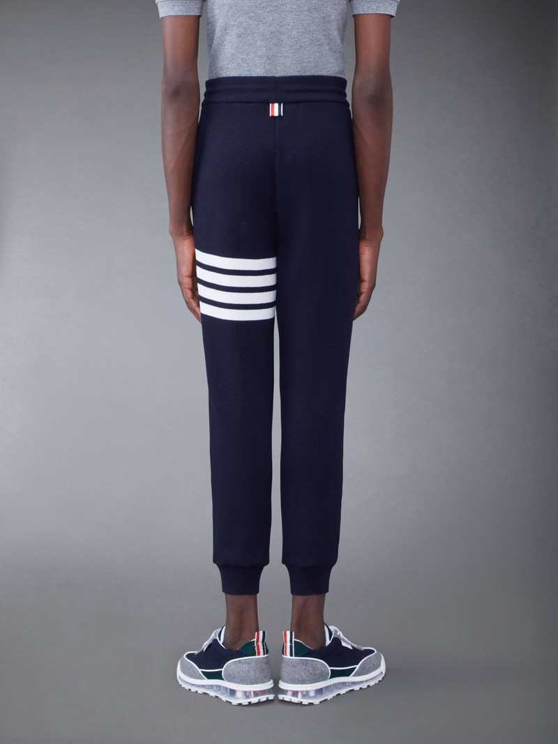 Thom Browne CASHMERE WAFFLE 2003 4-BAR SWEATPANTS outlook