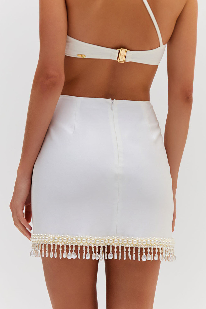 HAND-BEADED MINI SKIRT 3