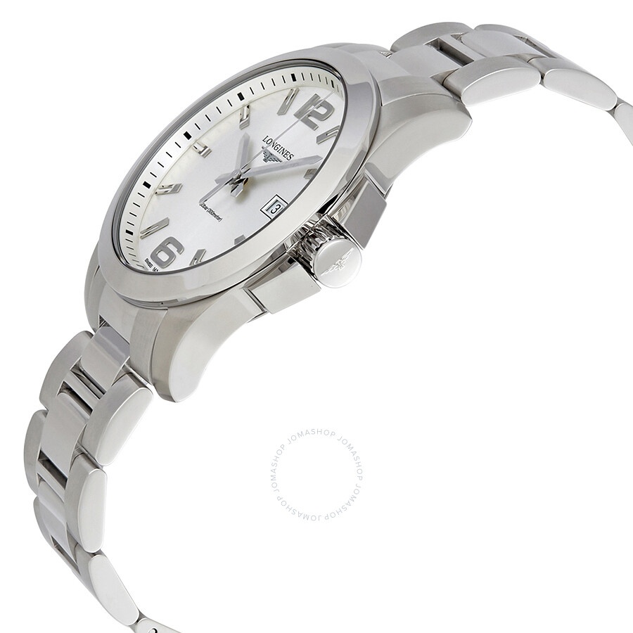 Longines Conquest Silver Dial Stainless Steel Men's 43mm Watch L37604766 - 2