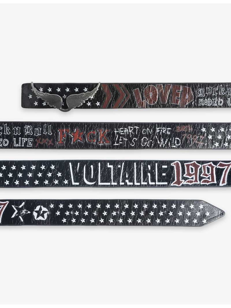 Zadig & Voltaire Rock Reversible Leather Belt outlook