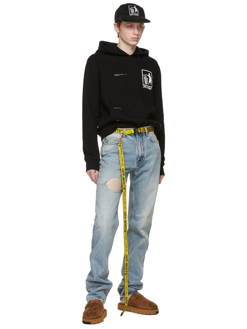 Off-White Brown Comfort Slippers outlook