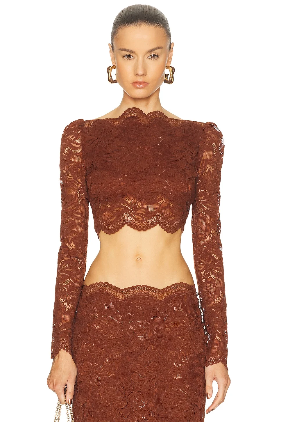 Lace Off Shoulder Top - 1