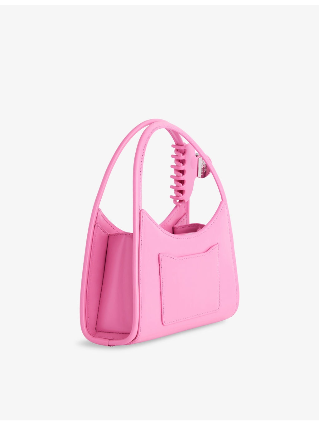 The Glam Claw Clip Leather Cross Body Bag - 3