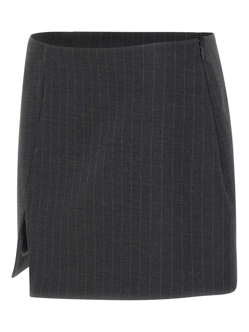 The Garment pinstripe slit mini skirt outlook
