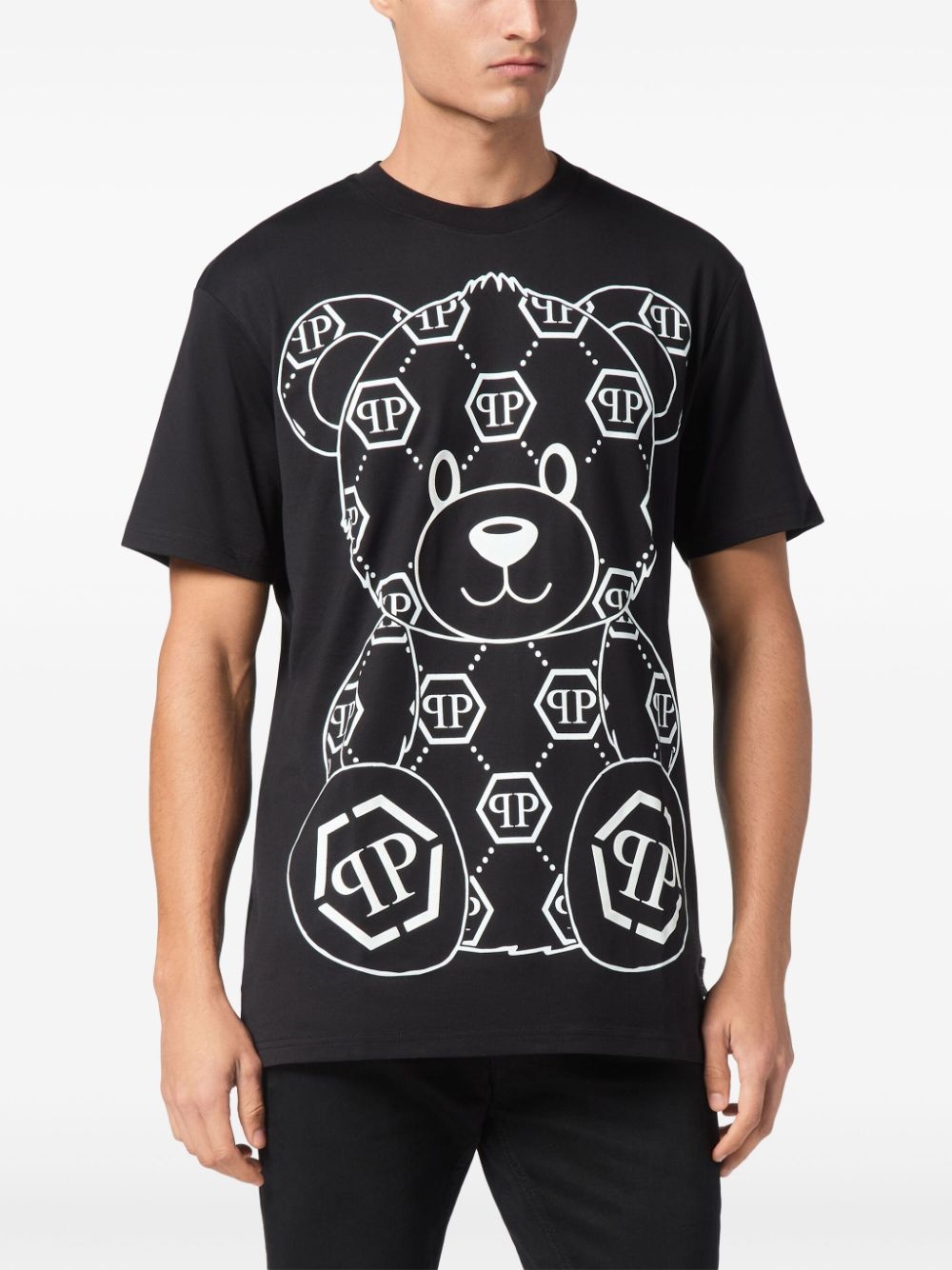 Teddy Bear-print cotton t-shirt - 3