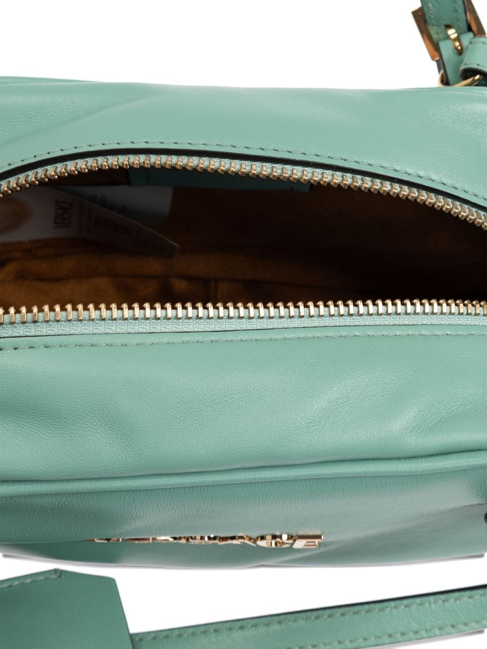 Versace Tag leather mini shoulder bag - 5