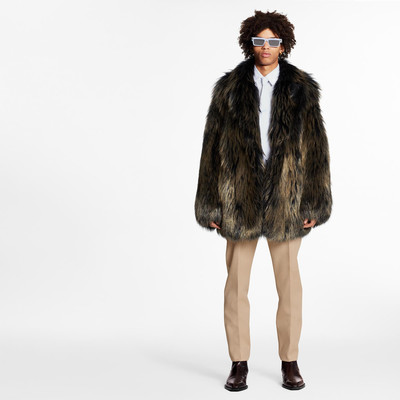Louis Vuitton Fur Peacoat outlook