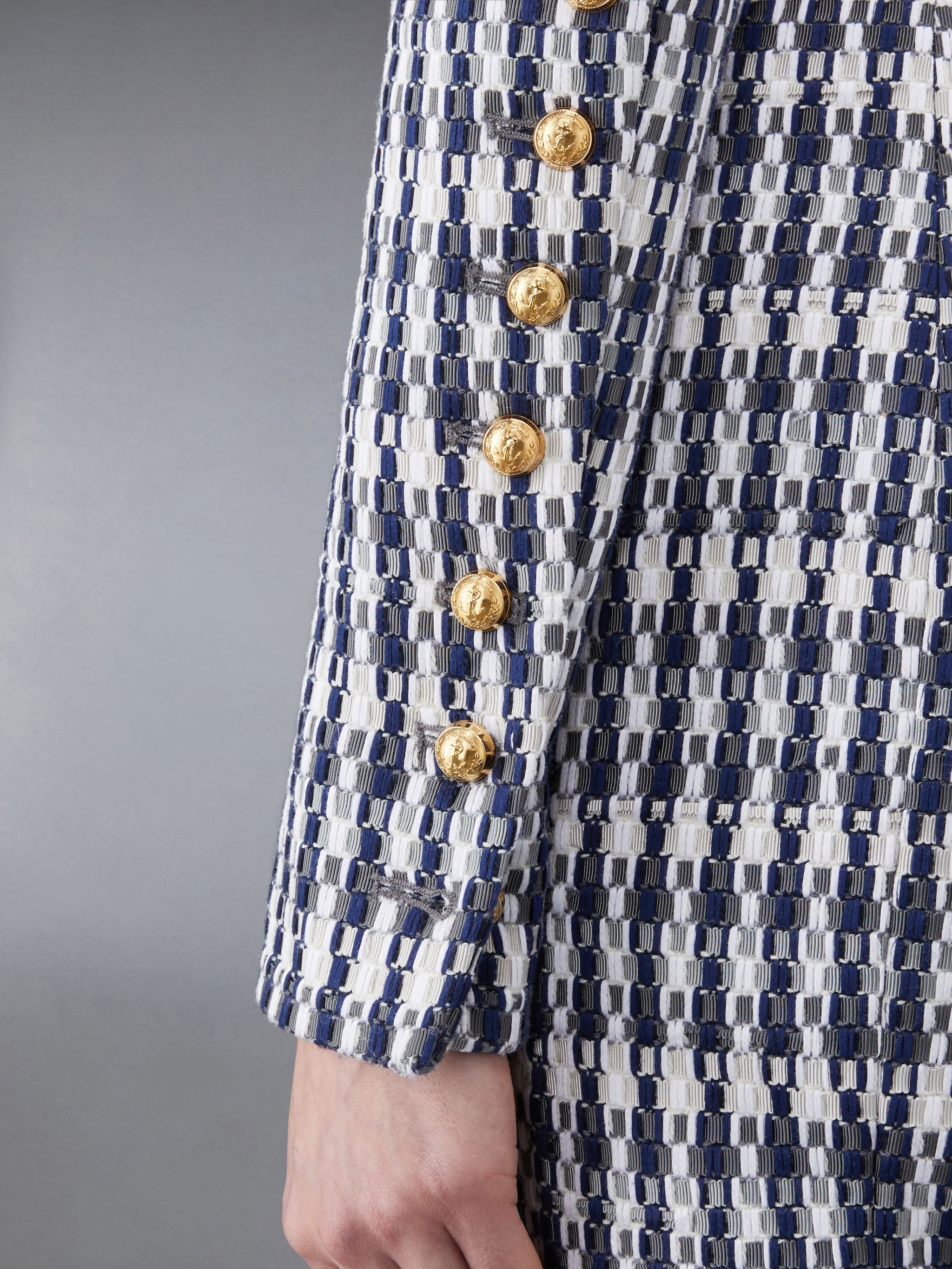 GROSGRAIN TWEED FITTED DRESS - 5