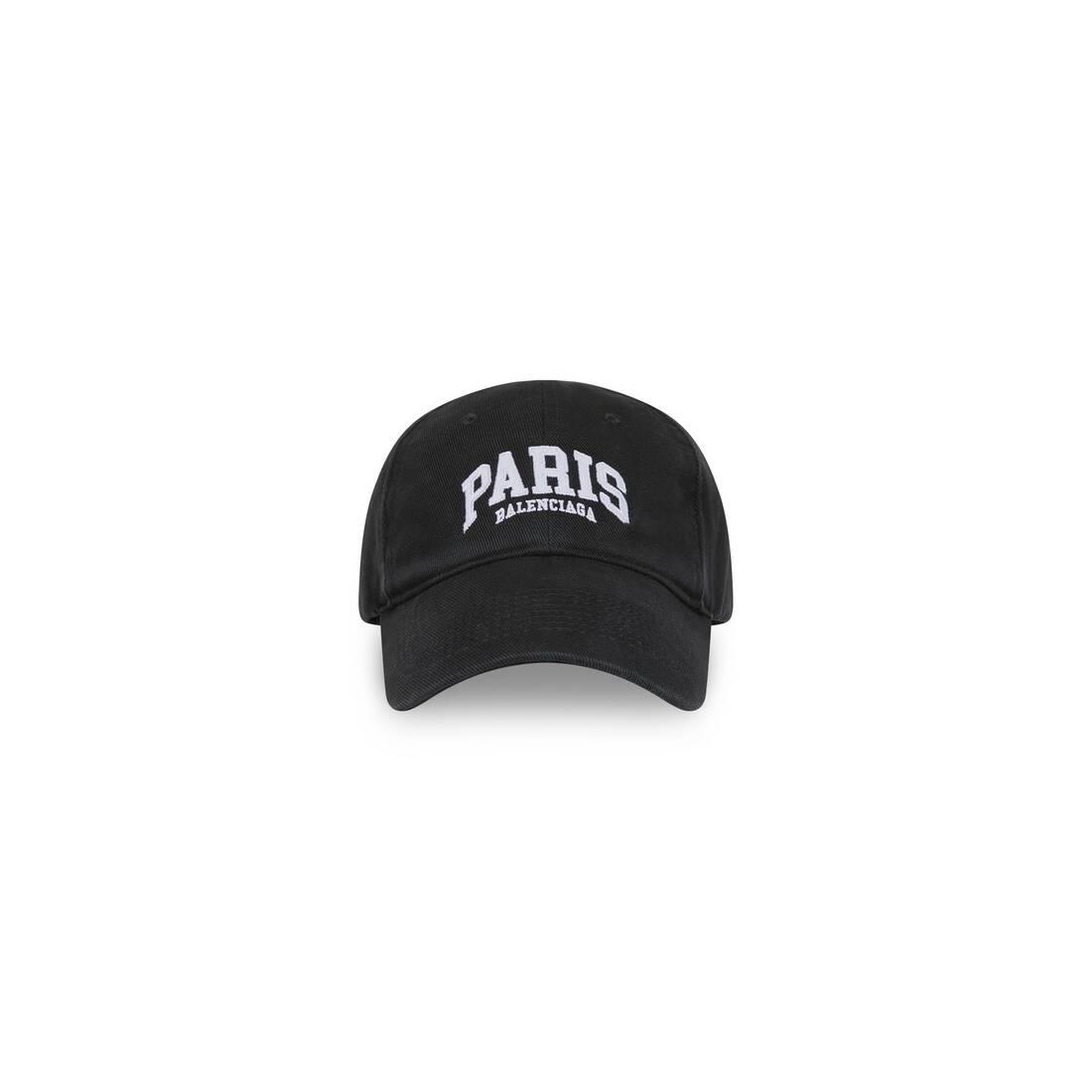 Men's Cities Paris Cap in Black - 1