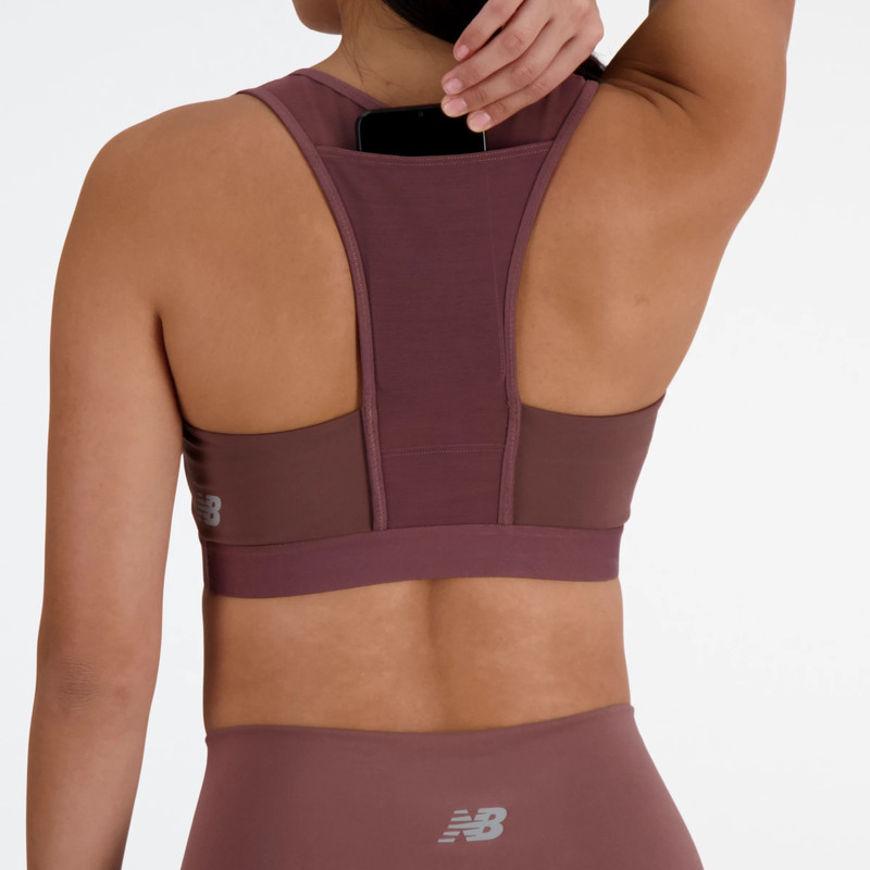 New Balance NB Sleek Medium Support Pocket Sports Bra outlook