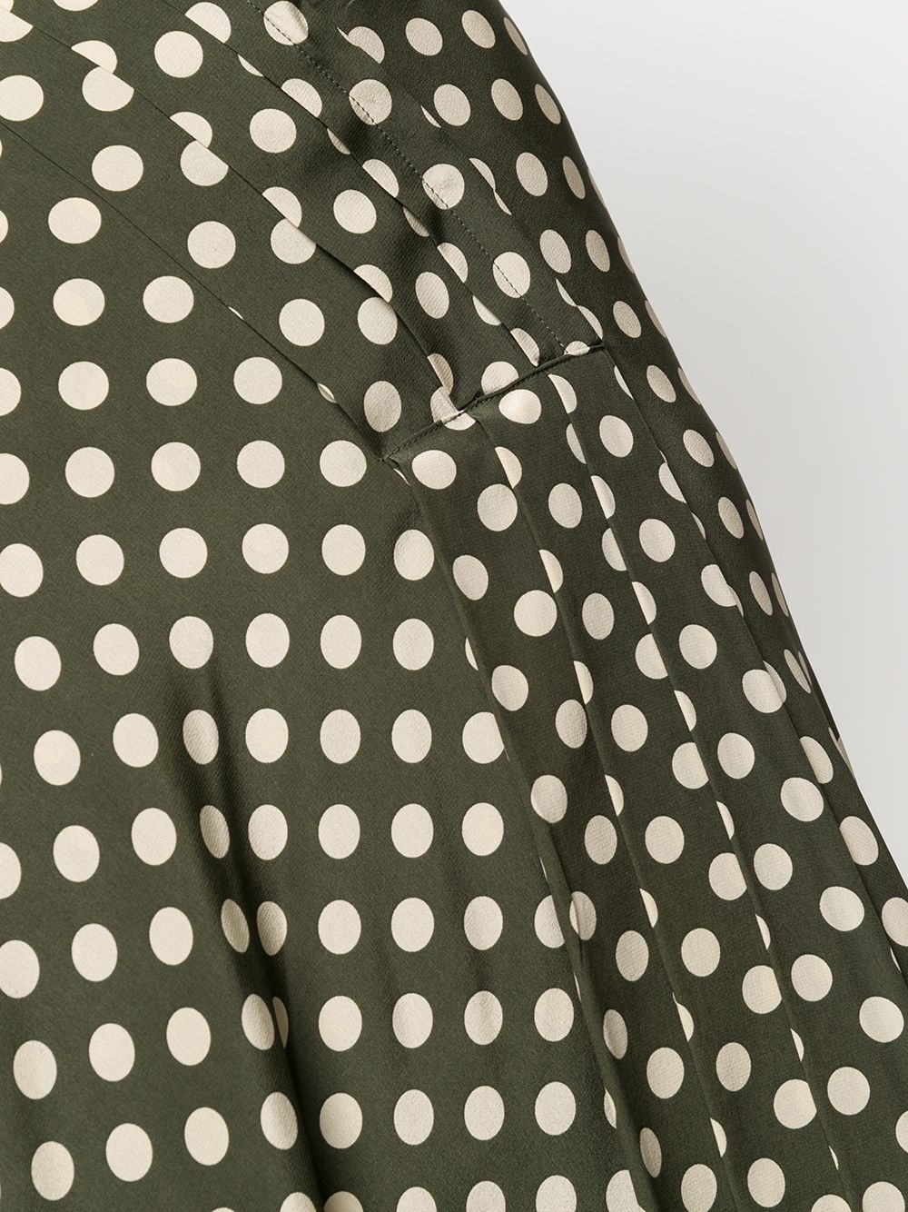 polka dot silk skirt - 5