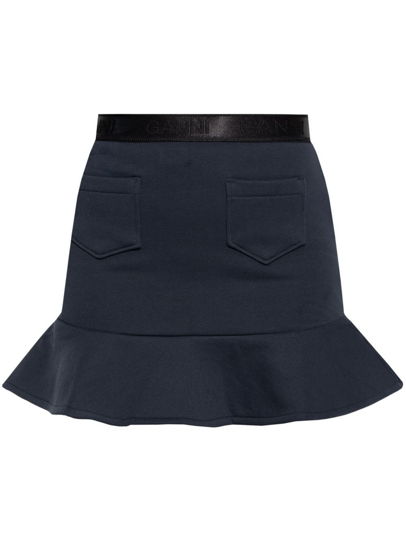 flared-hem mini skirt 1