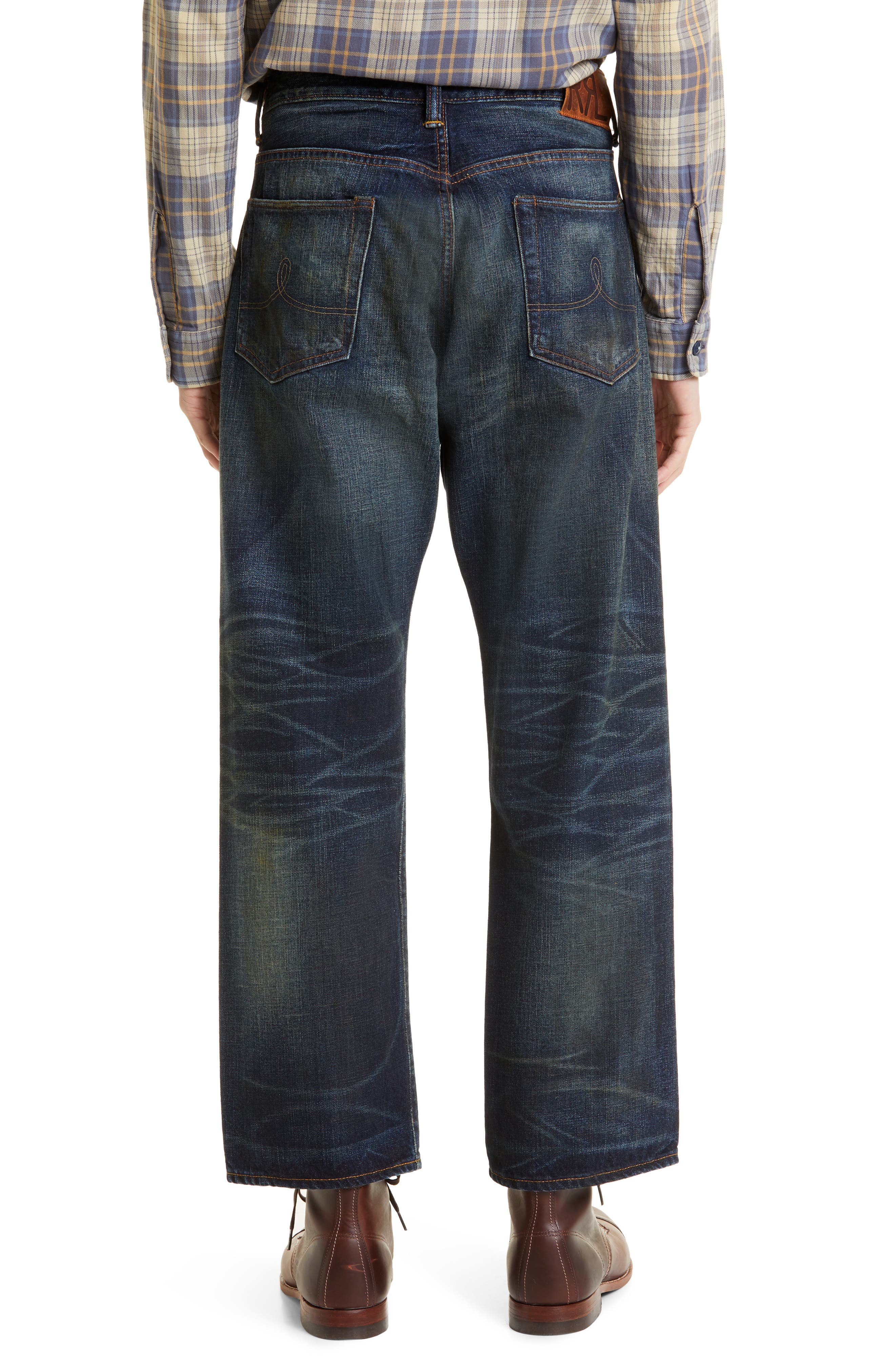 Vintage Straight Leg Jeans - 3