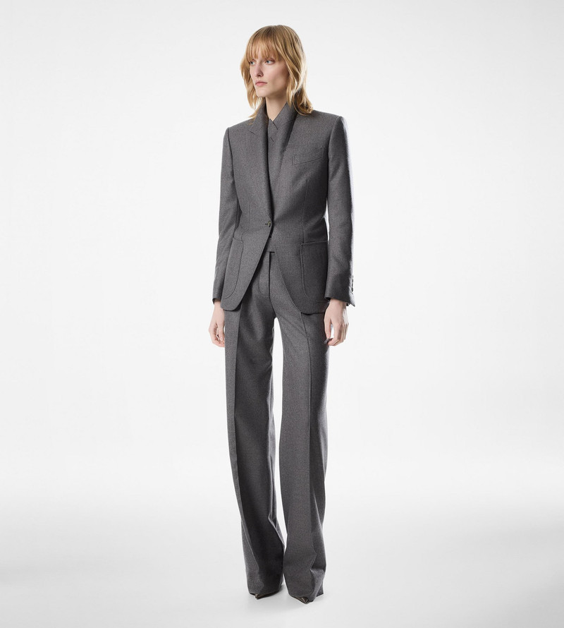 TOM FORD TAILORED DOUBLE PLEAT WIDE LEG PANTS outlook