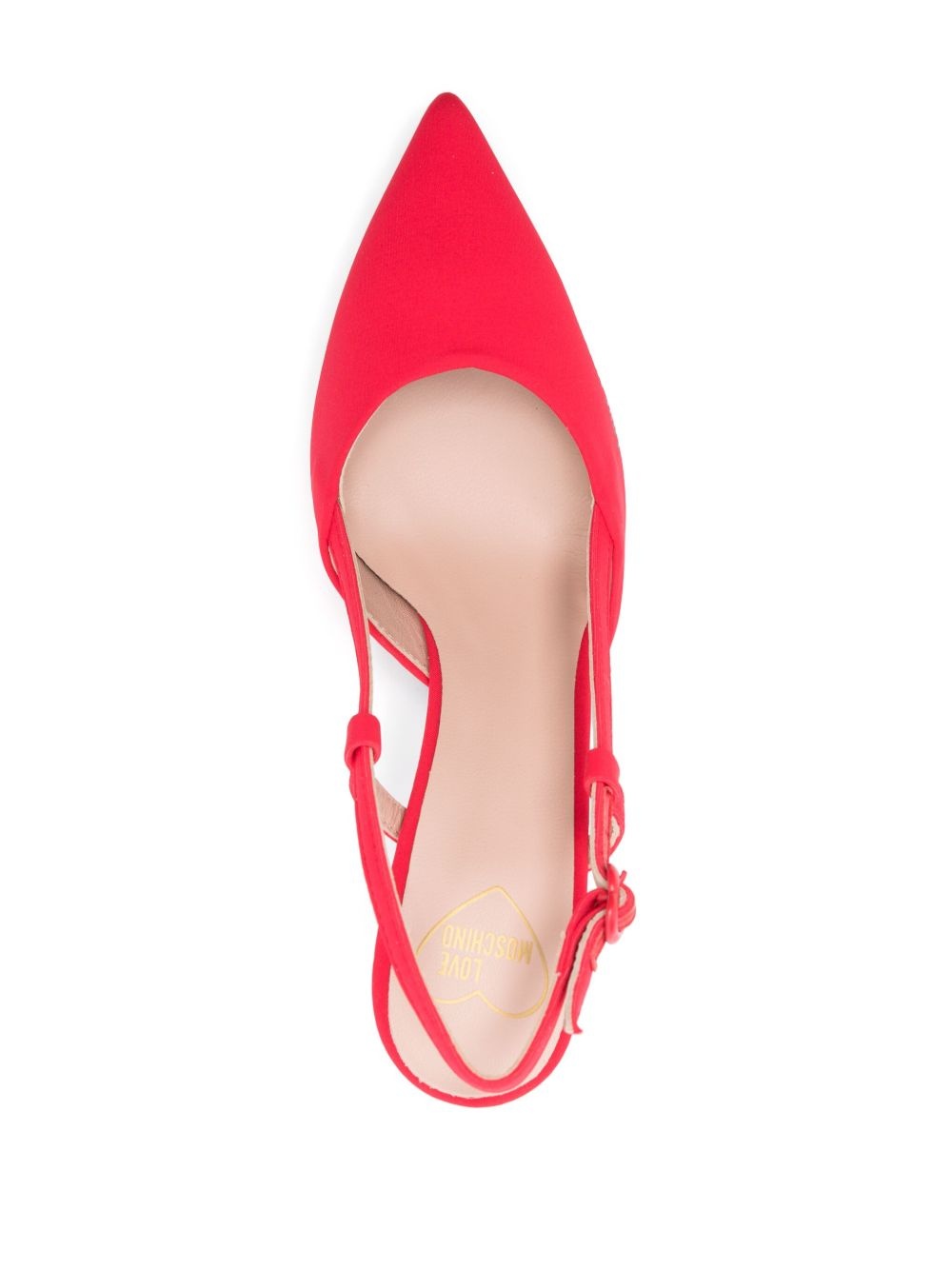 75mm logo-print pumps - 4