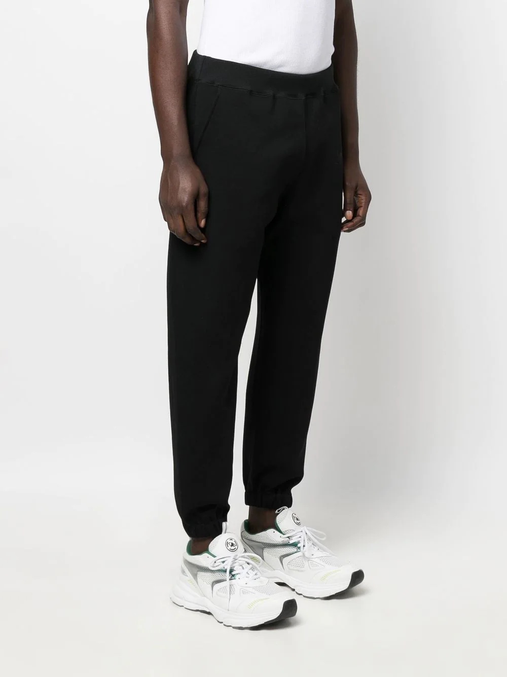 elasticated-waistband track pants - 3