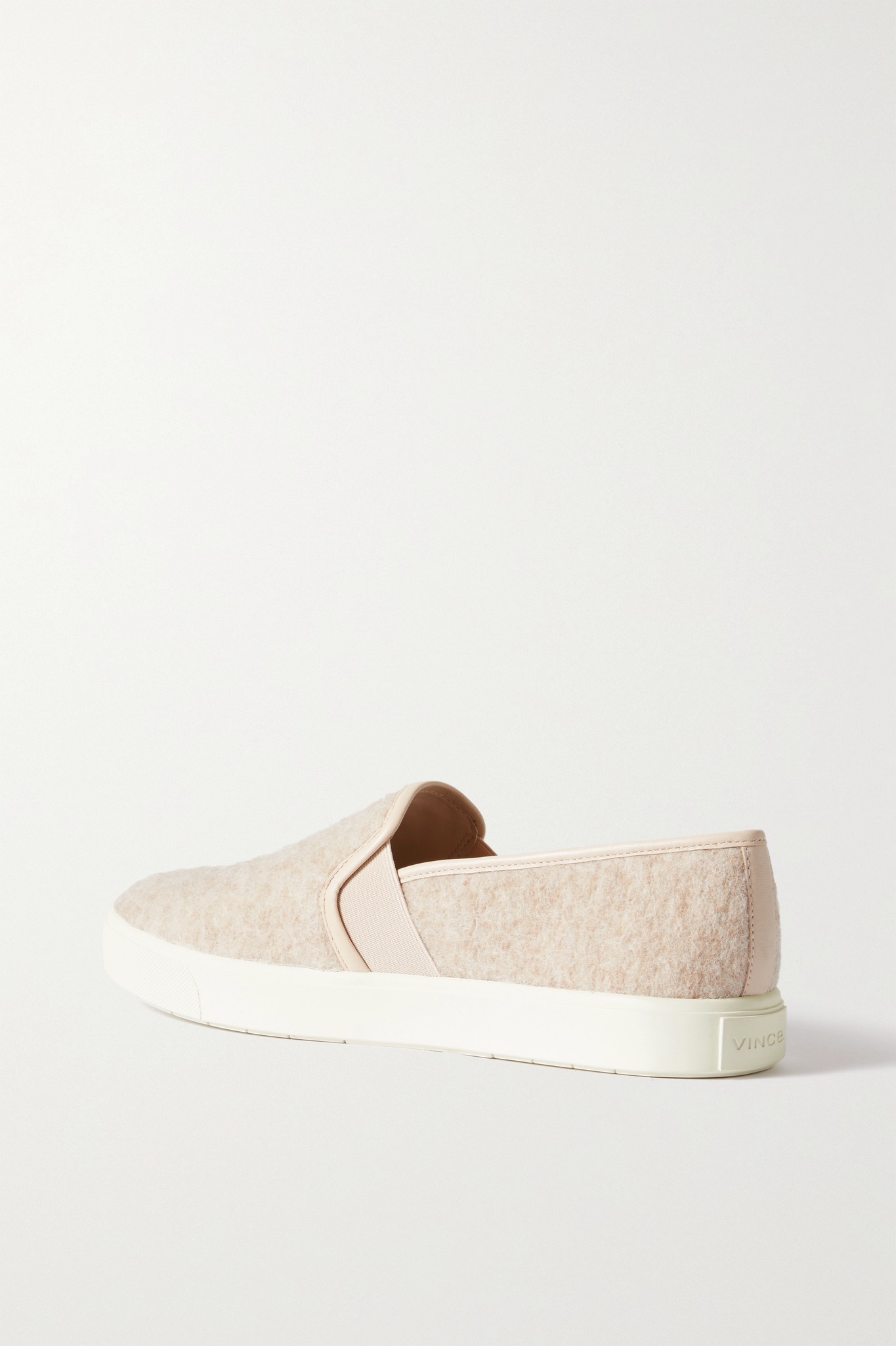 Blair 5 leather-trimmed wool slip-on sneakers - 3