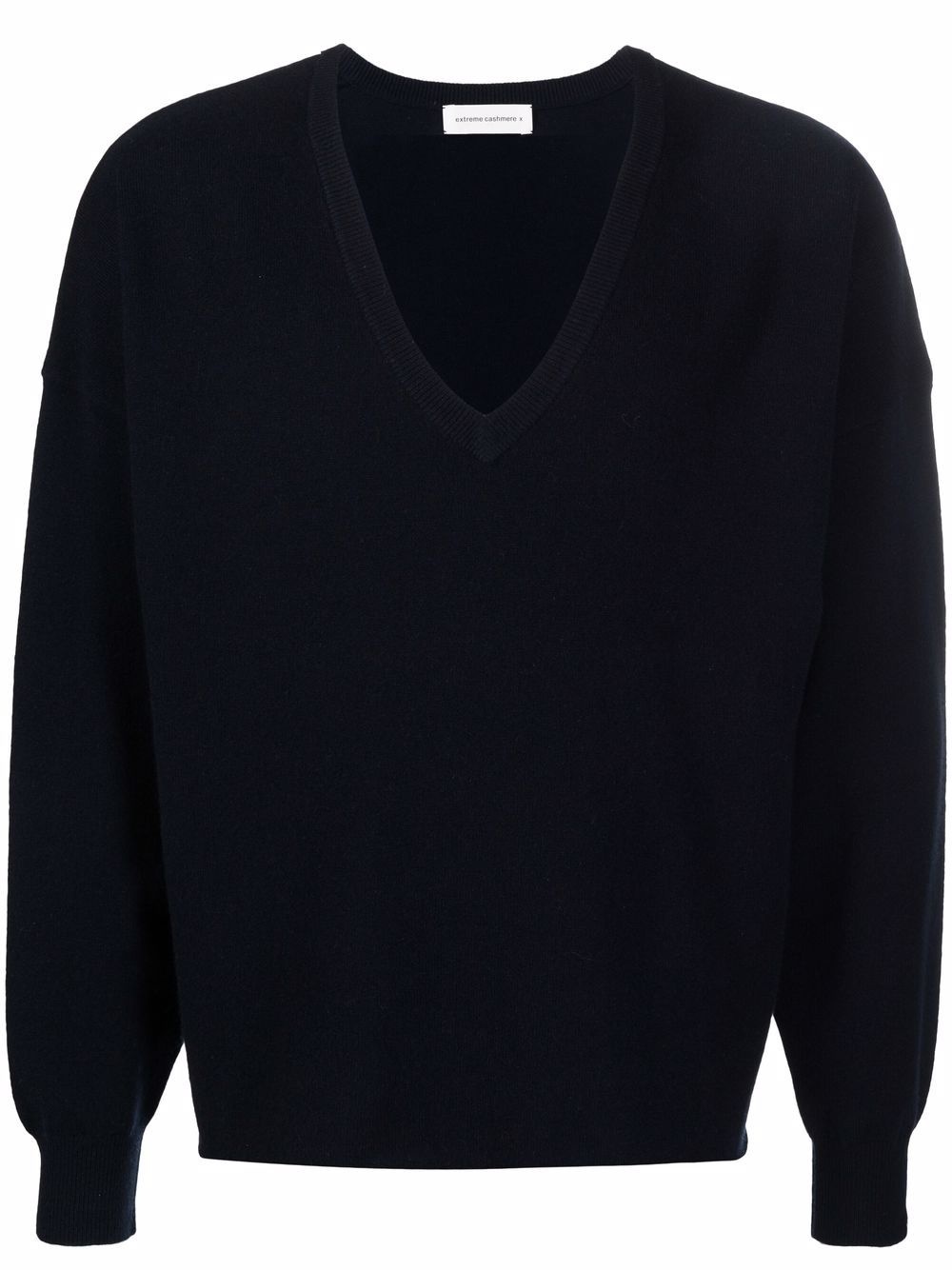 V-neck cashmere jumper - 1