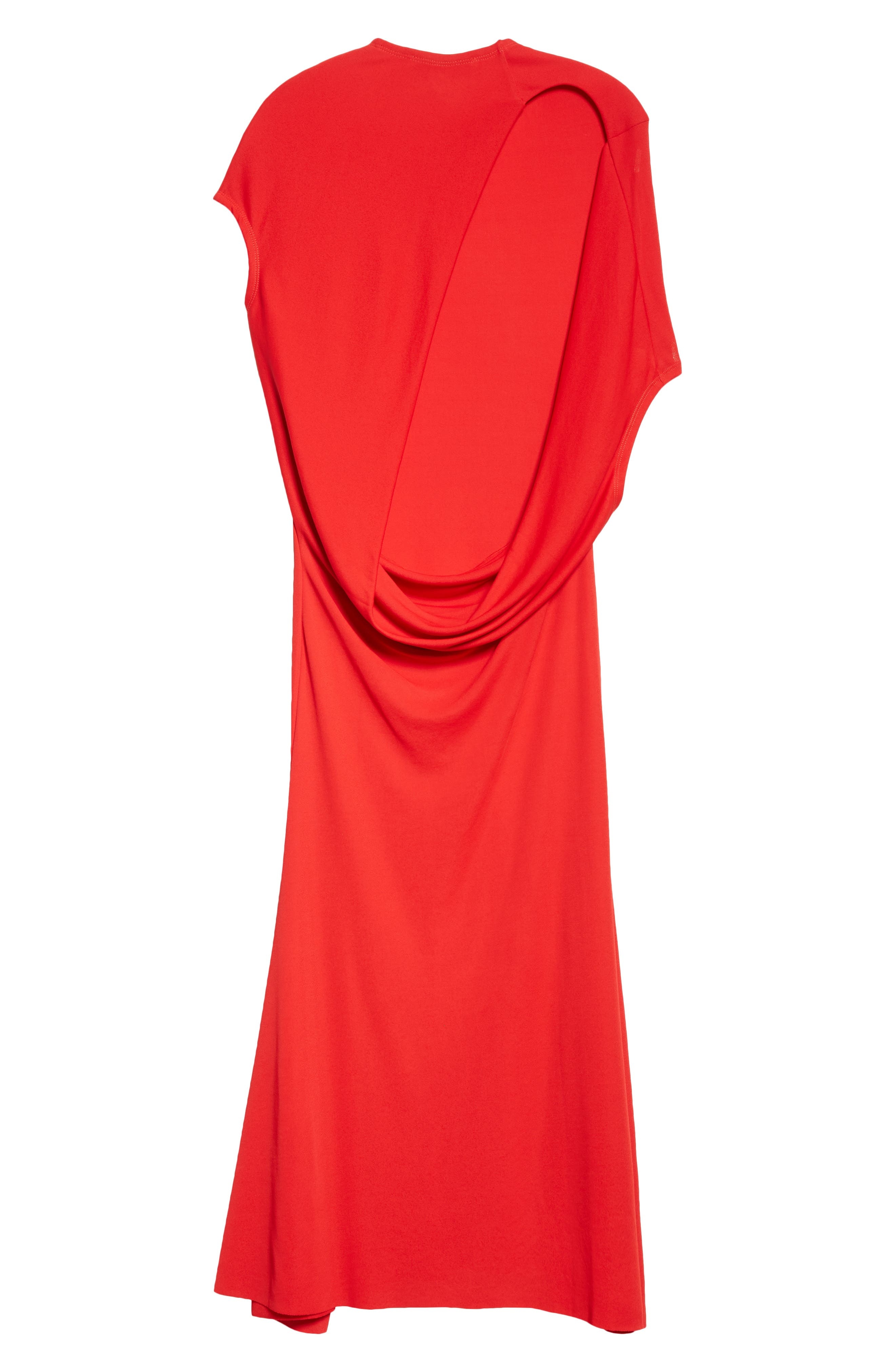 Jacquemus La Robe Salerno Asymmetric Jersey Dress in Red at Nordstrom - 7