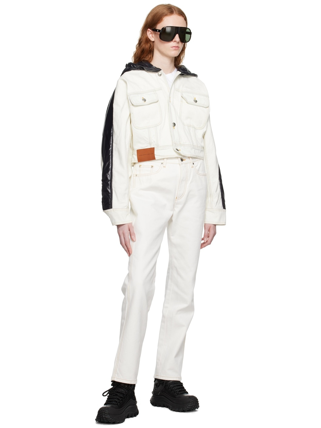 Moncler Moncler Alicia Keys White & Black Flushing Jacket
