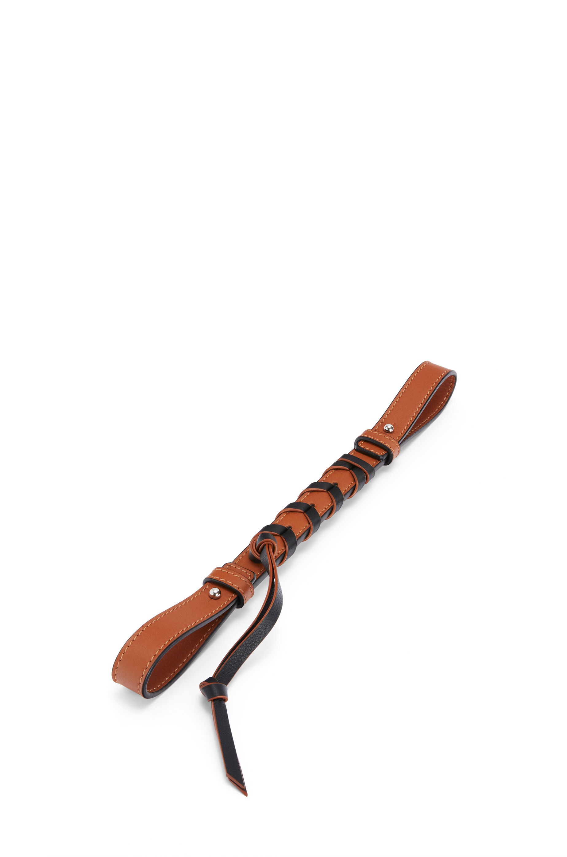 Short braided strap in classic calfskin - 1