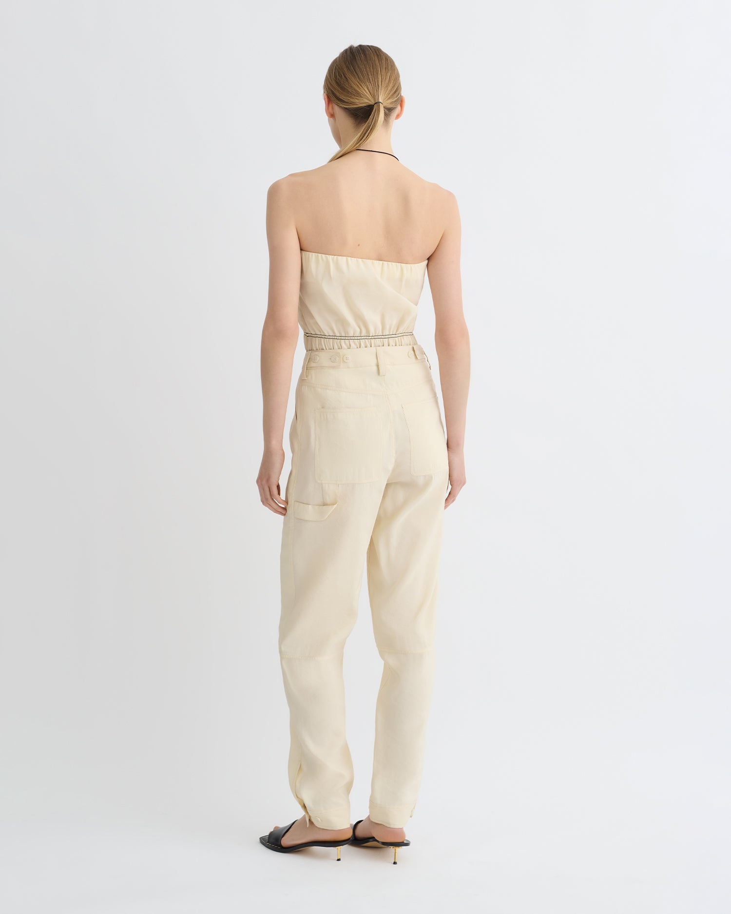 Glass Poplin Pants - 3