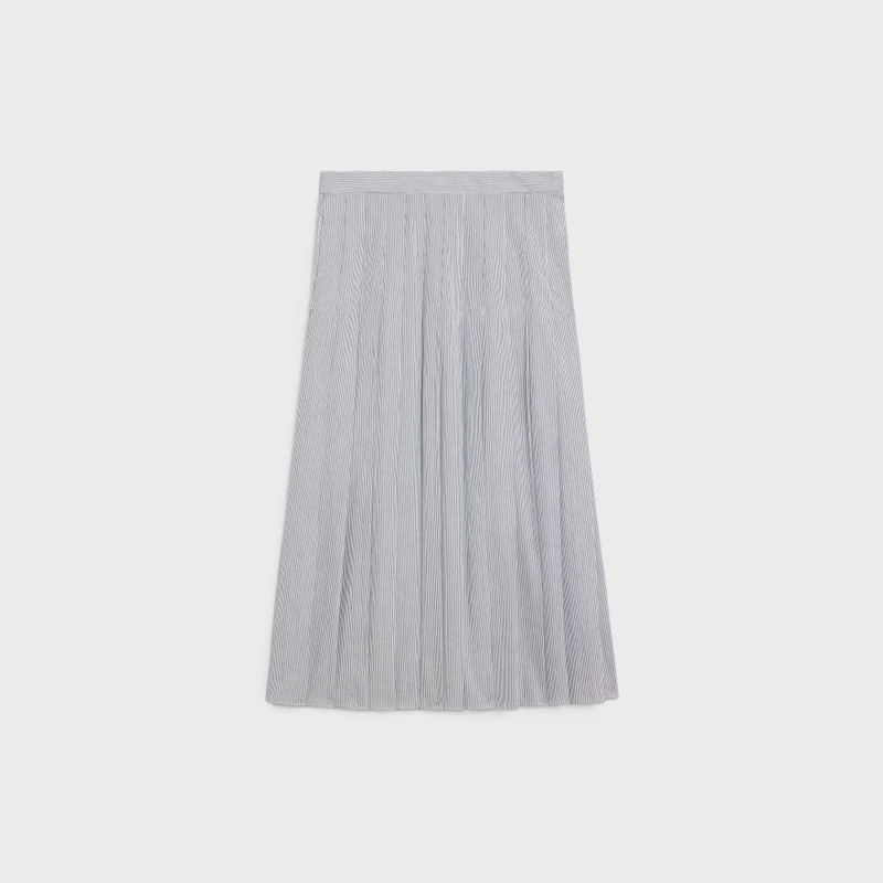 PAJAMA SKIRT IN SEERSUCKER COTTON 1