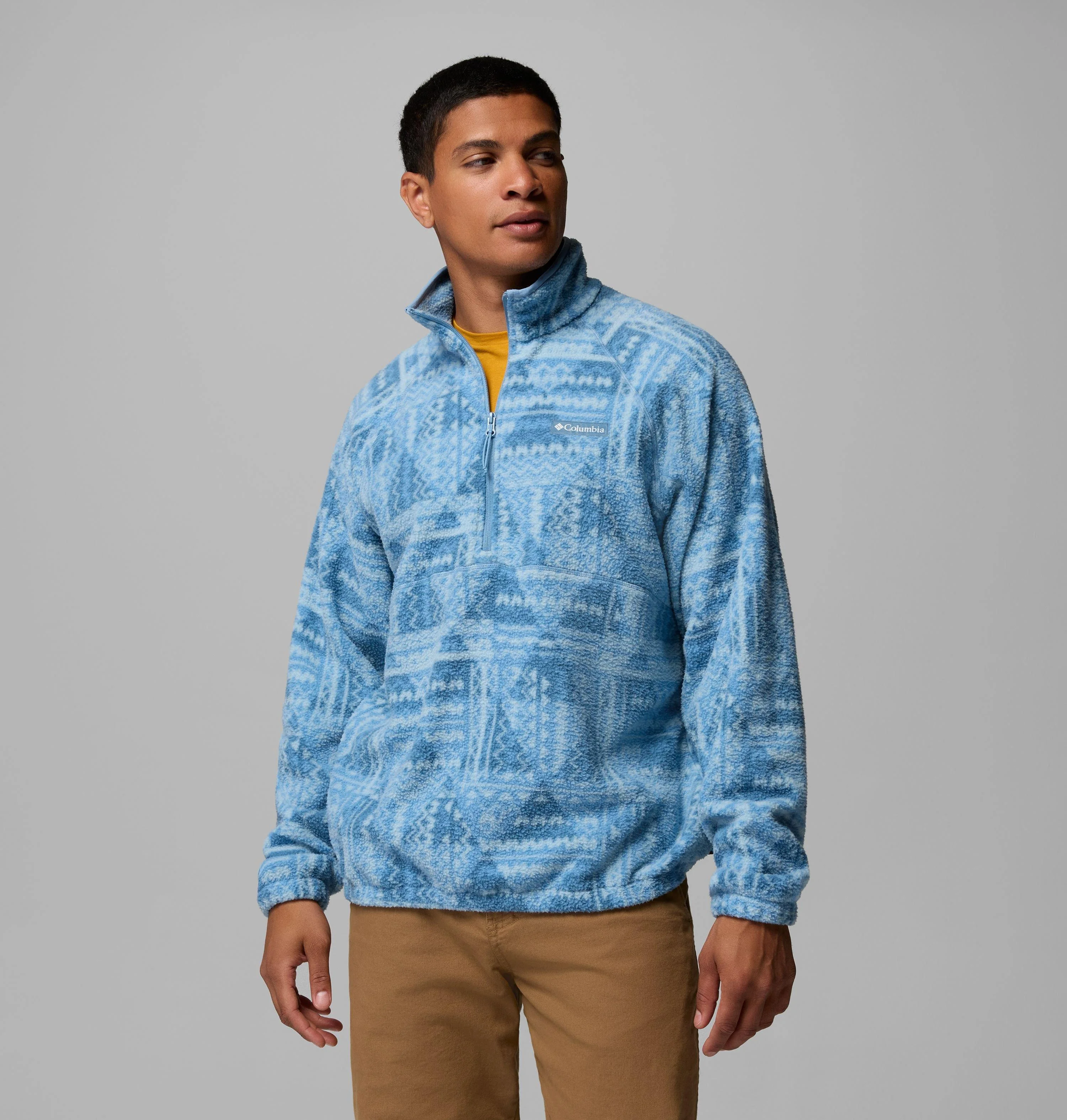 Men's Timber Crest MTR Fleece Printed Half Zip - 1
