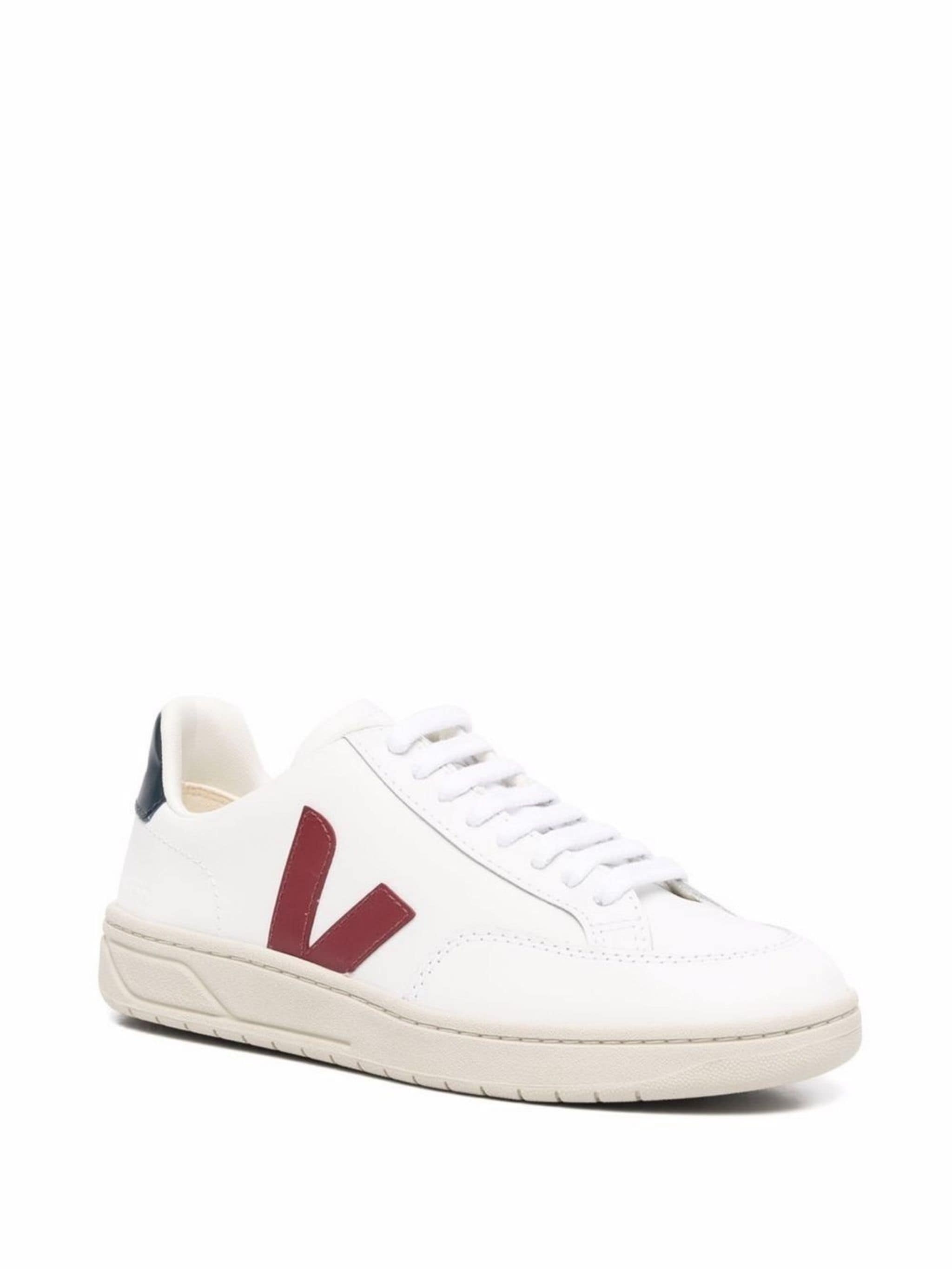 V-12 panelled lace-up sneakers - 2