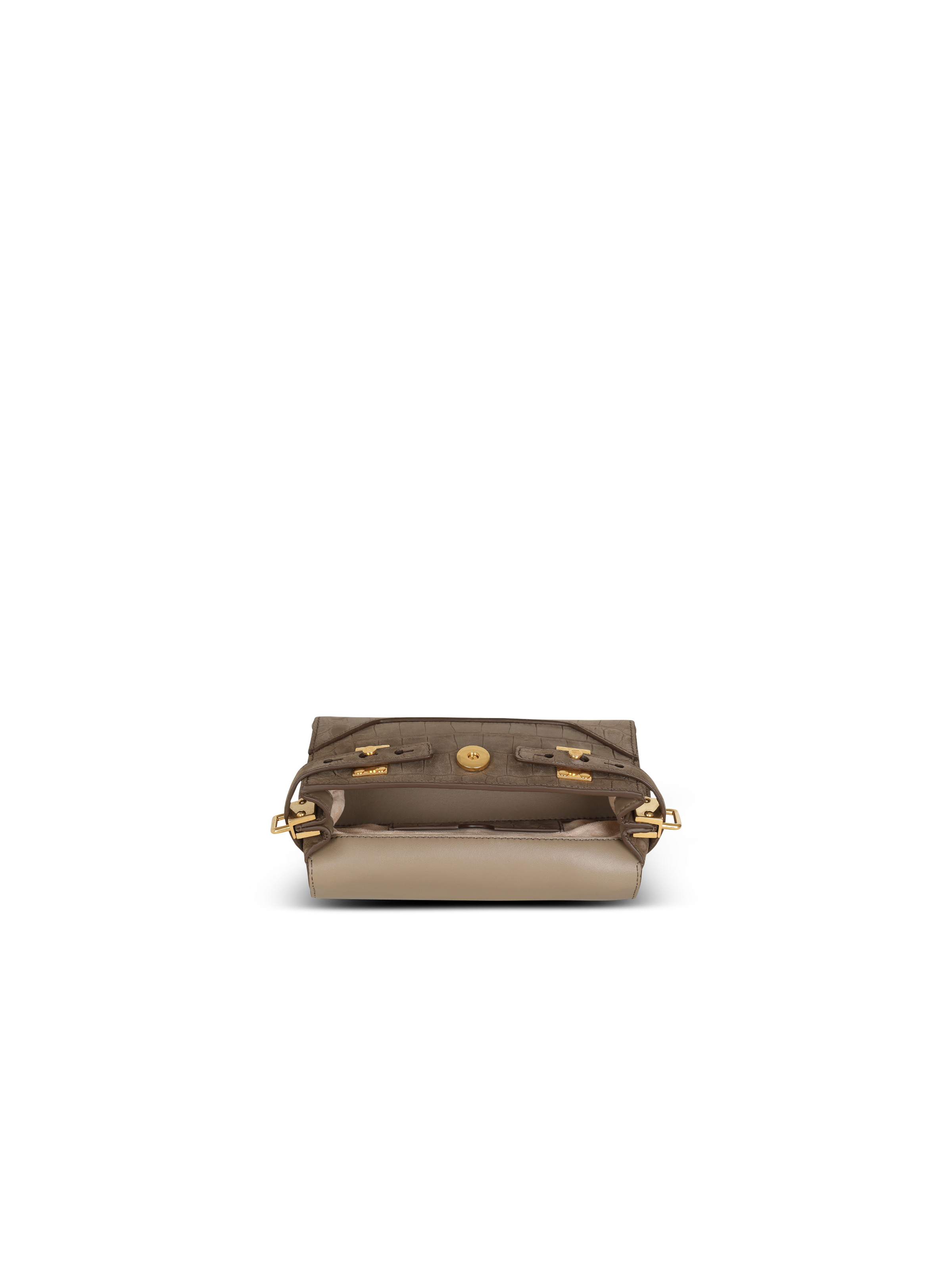 B-Buzz 19 bag in crocodile-embossed leather - 5