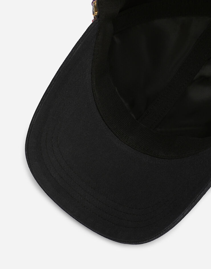 Baseball cap with colorful rhinestones and DG logo - 4