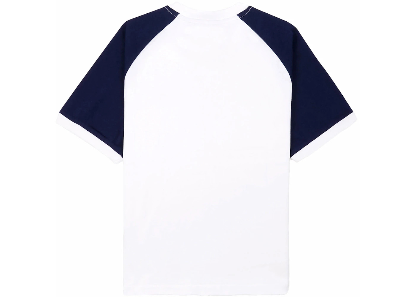 adidas x Sporty & Rich Two Tone Ringer Tee White/Navy - 2